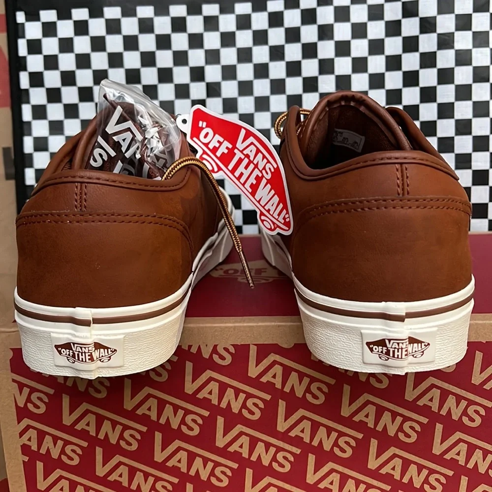 Vans Atwood Leather Brown/Marshmallow WMNS sneakers - Picture 14 of 16
